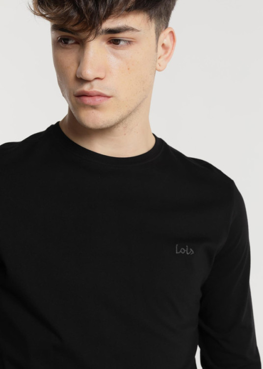 Camiseta manga larga Básica Tannen Biff negra