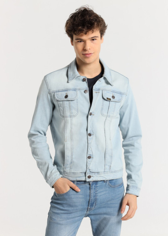 Cazadora Denim light Blue azul