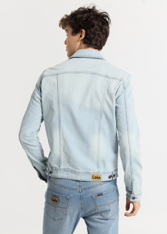 Cazadora Denim light Blue azul