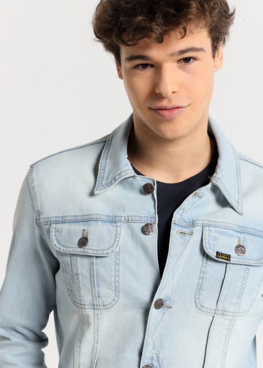 Cazadora Denim light Blue azul