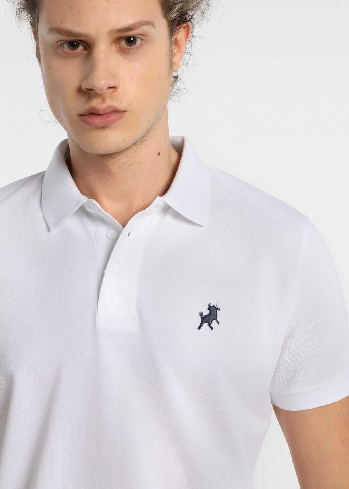 Polo Manga Corta Pique Filipo-Classic Blanco