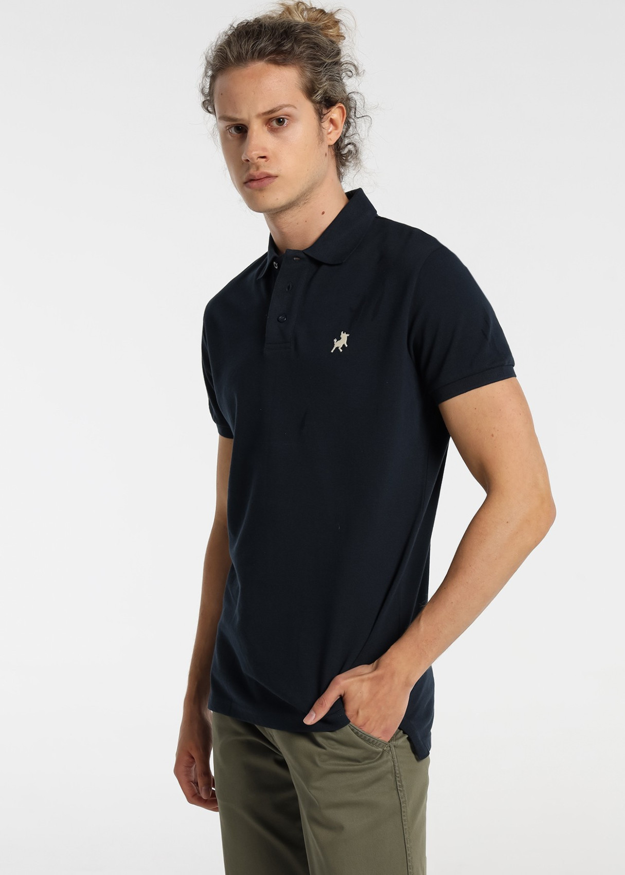 Polo Manga Corta Pique Filipo-Classic Azul