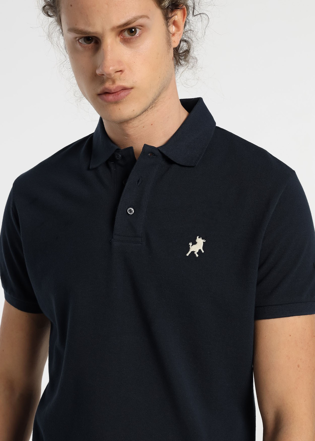 Polo Manga Corta Pique Filipo-Classic Azul