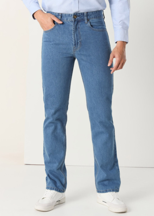 Vaqueros rectos 100% algodón Premium NUEVO RECTO BRAVE azul