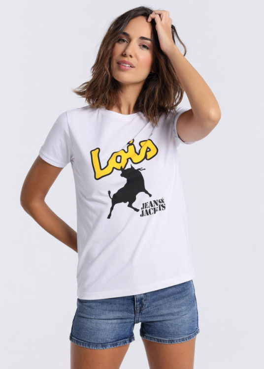 Camiseta manga corta Básica Jeans&Jackets blanca