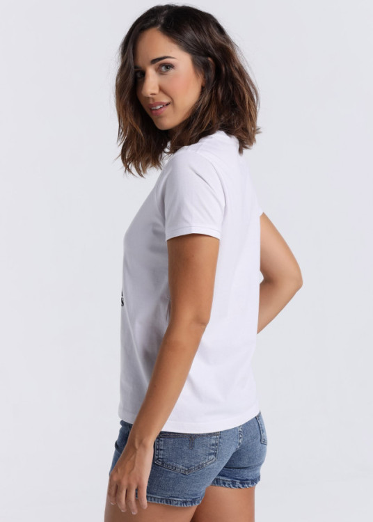 Camiseta manga corta Básica Jeans&Jackets blanca