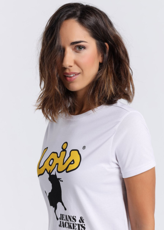 Camiseta manga corta Básica Jeans&Jackets blanca