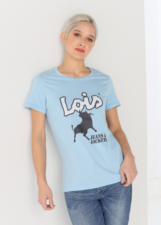 Camiseta manga corta Básica Jeans&Jackets azul