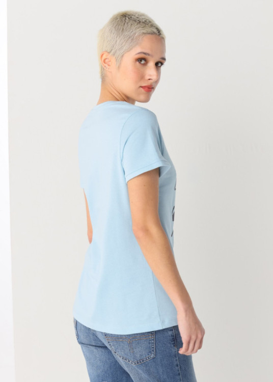Camiseta manga corta Básica Jeans&Jackets azul