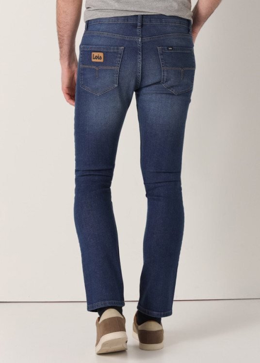 Vaqueros Slim Cintura Media ROBIN-BRENDON azul