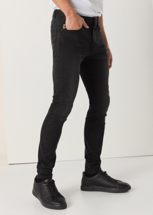 Vaqueros Skinny Cintura Media Premium LUCKY-ELI negro