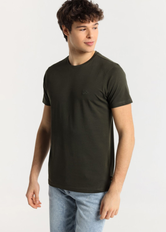 Camiseta Manga Corta básica verde