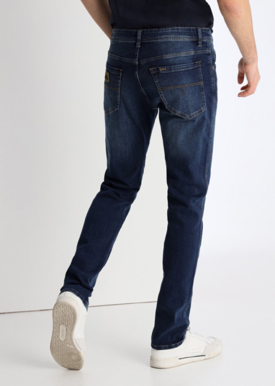 Vaqueros Regular Tiro Medio MARVIN BOWIE azul