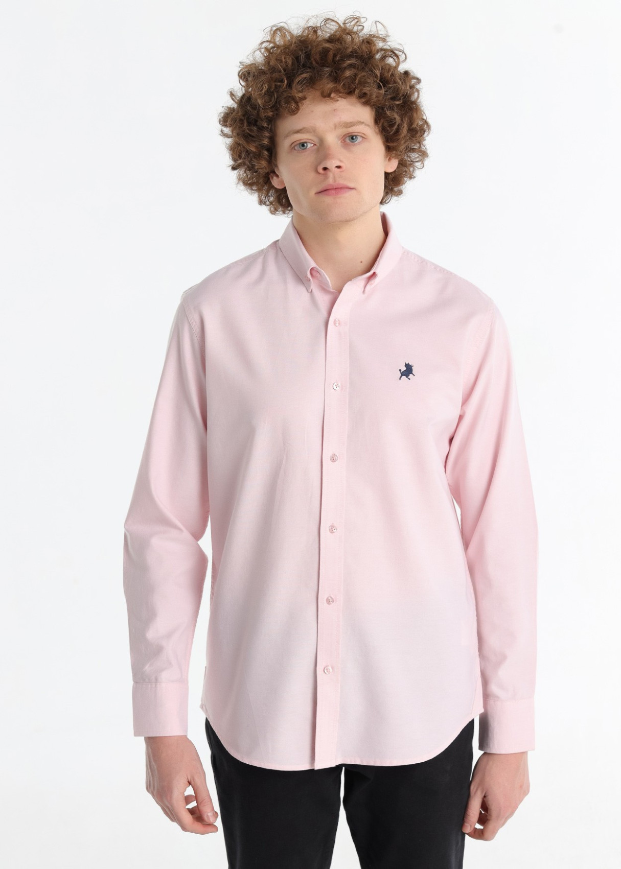Camisa Básica Manga Larga algodón Suriname Rodadero rosa