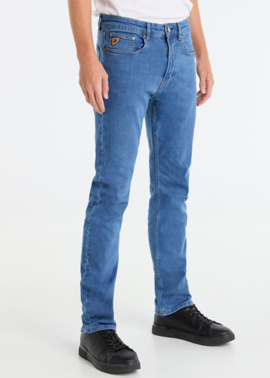 Vaqueros Denim Recto azul