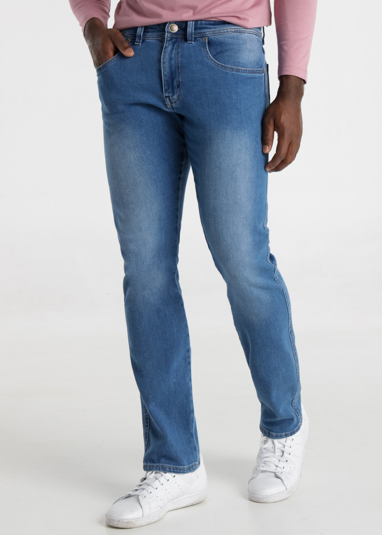 Vaqueros slim fit cintura media MARVIN MAGICO azul