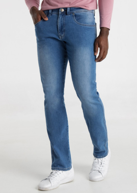 Vaqueros regular fit tiro medio MARVIN MAGICO azul