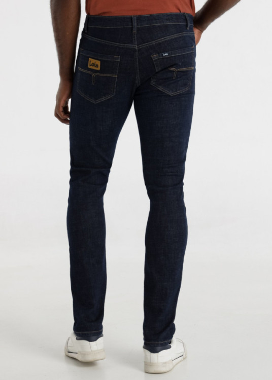 Vaqueros Slim Fit Tiro Medio Cross Rinse ROBIN MATTEO azul