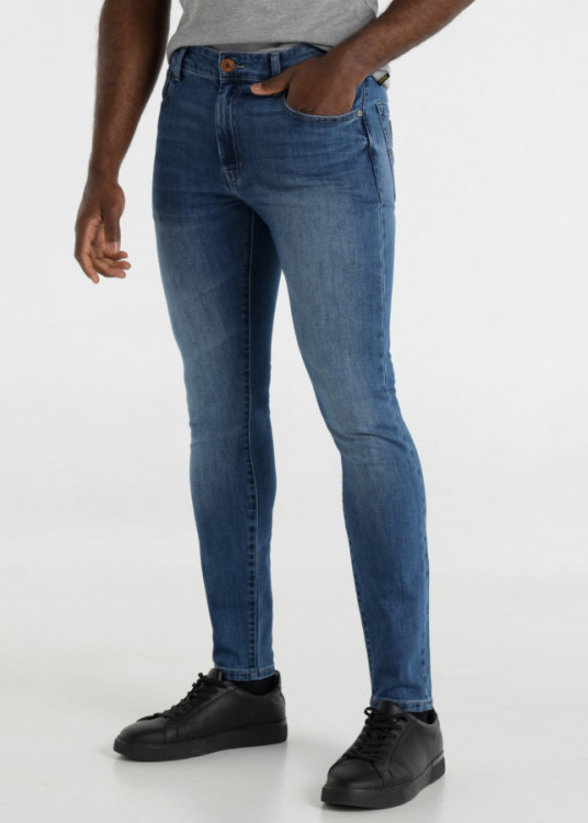 Vaqueros Skinny Fit Tiro Medio LUCKY CAMP azul