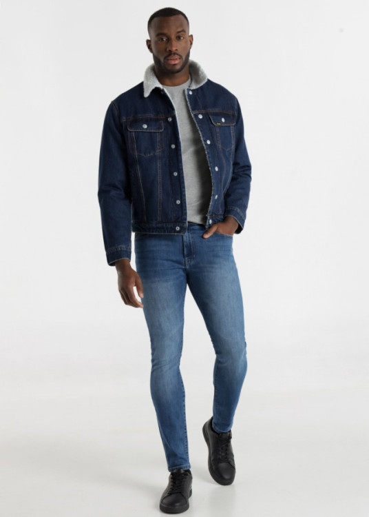 Vaqueros Skinny Fit Tiro Medio LUCKY CAMP azul