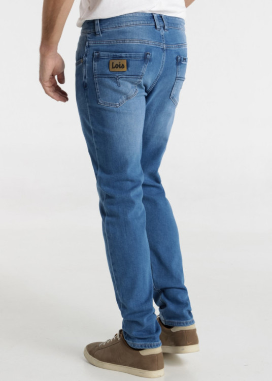 Vaqueros Tapered Fit cintura Media GARY MAGICO azul