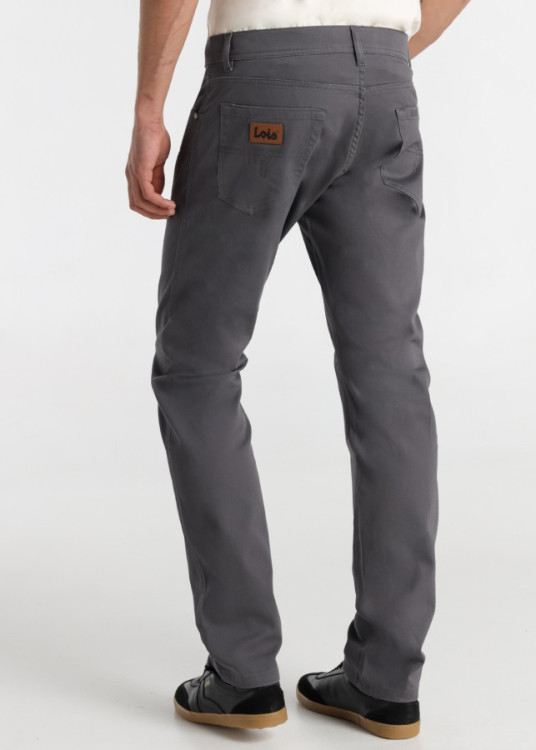 Vaqueros regular fit cintura media grises