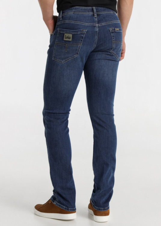 Vaqueros slim fit cintura baja Lavado Azul