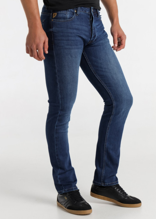 Vaqueros skinny fit cintura baja Lavado Azul