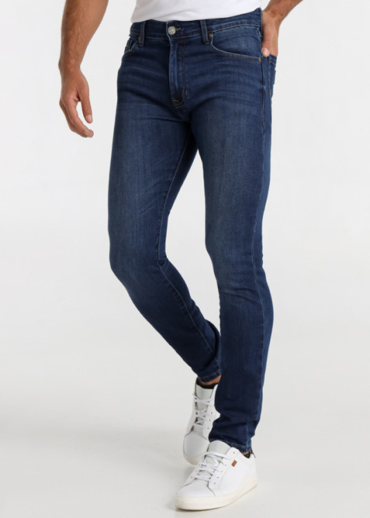 Vaqueros skinny fit cintura baja Repreve Lavado Azul