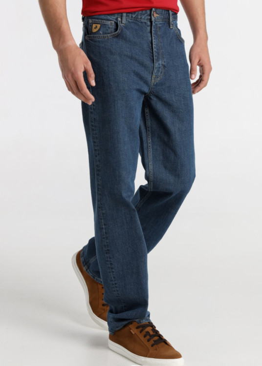 Vaqueros baggy fit cintura alta Lavado Vintage azul