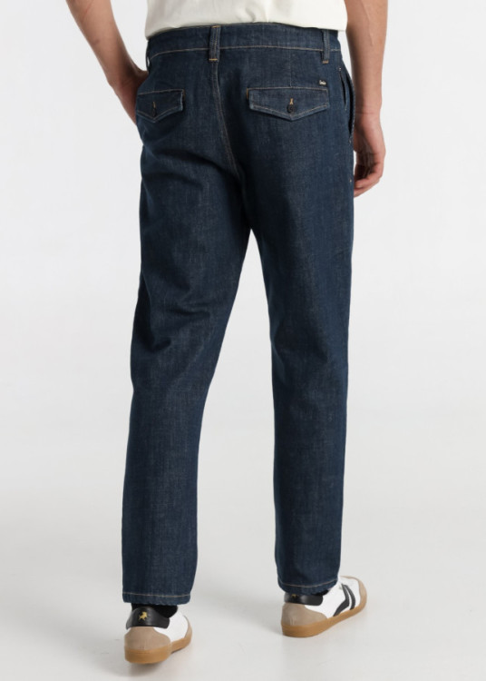 Vaqueros baggy fit Chino Con Lavado Oscuro azul