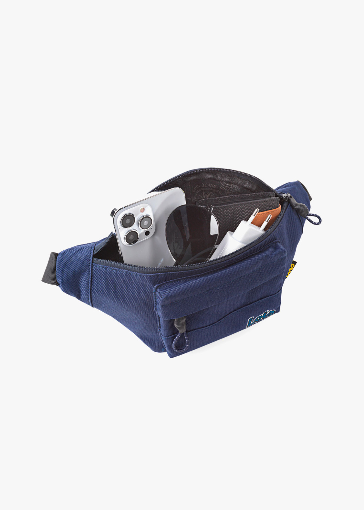 Riñonera Running Multifuncional con Cierre Cremallera Azul