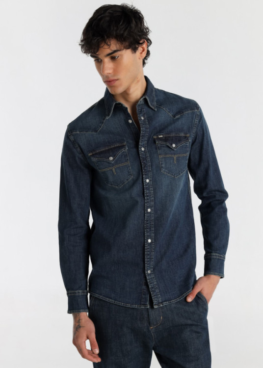 Camisa Vaquera Lavado azul