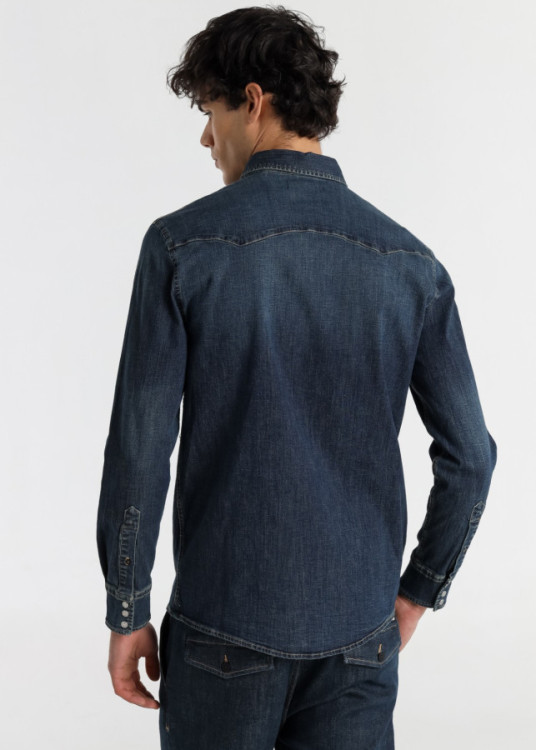 Camisa Vaquera Lavado azul