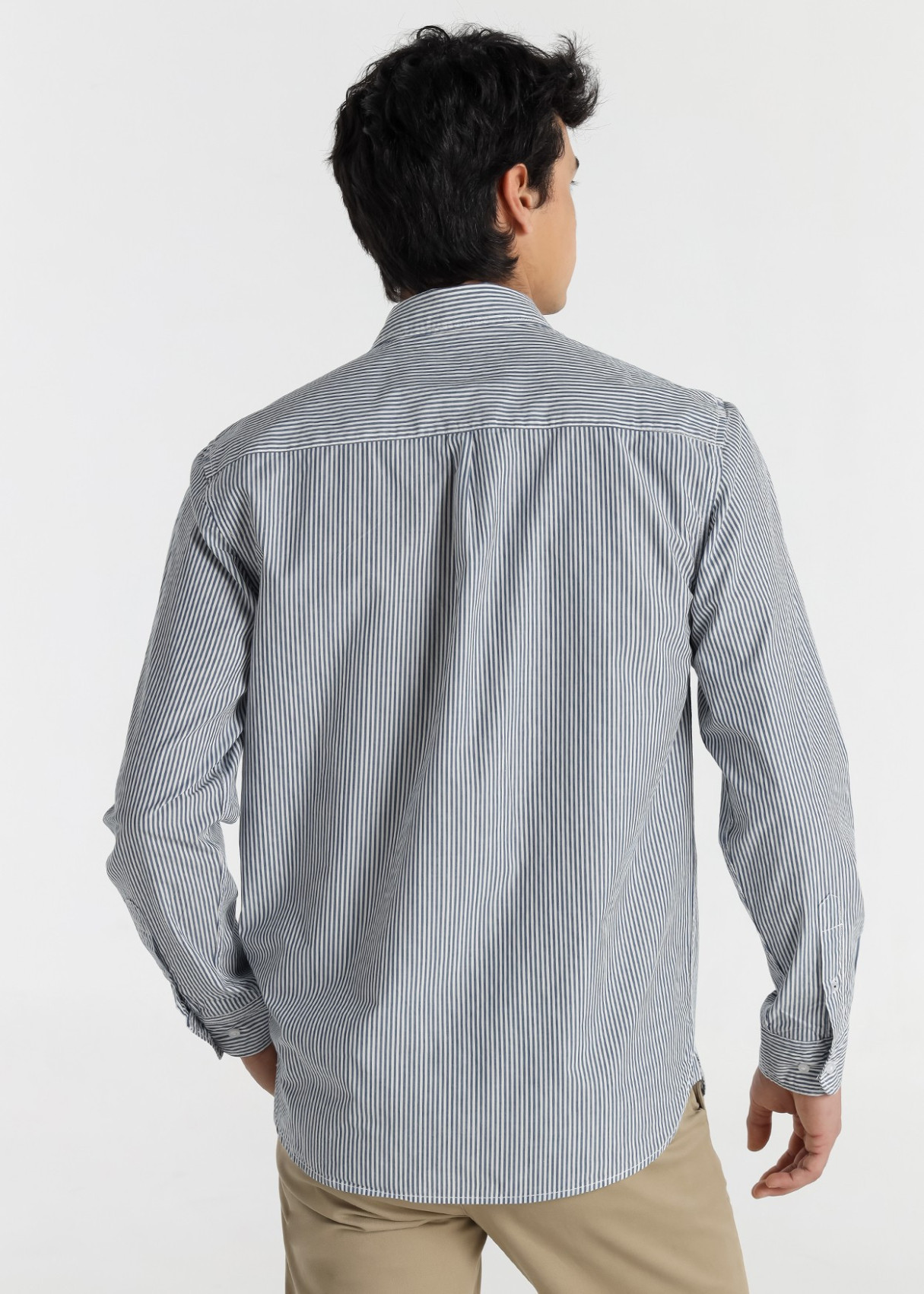 Camisa Manga Larga azul