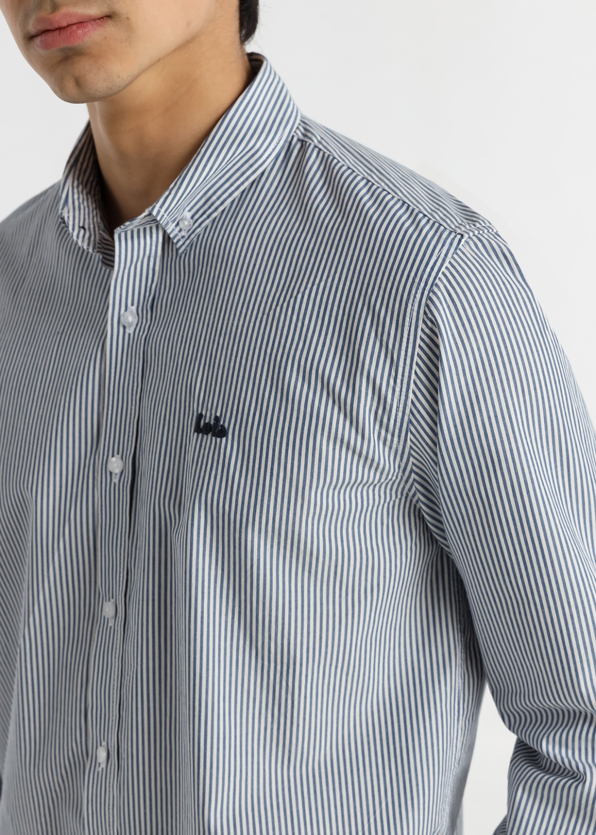 Camisa Manga Larga azul