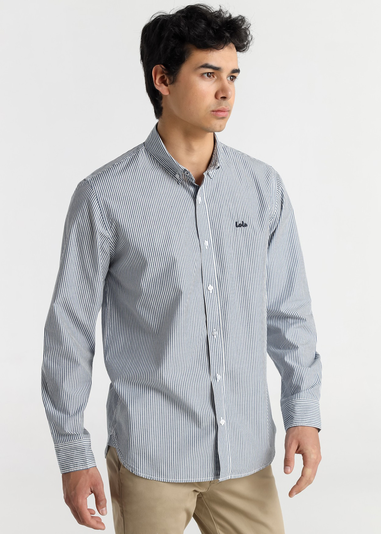 Camisa Manga Larga azul