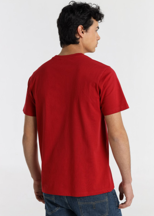 Camiseta Manga Corta Básica Logo roja