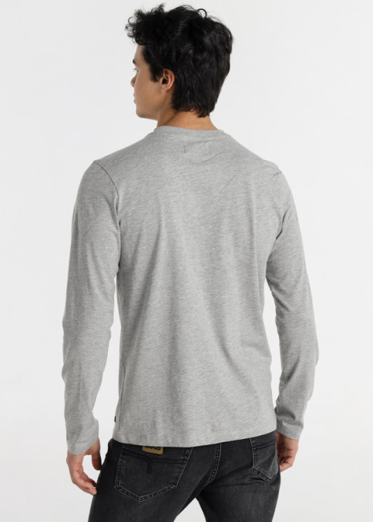 Camiseta Manga Larga Gráfica Legendary gris