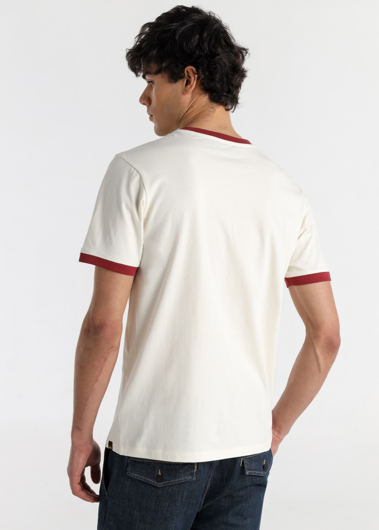 Camiseta Corta A Contraste Gráfica Legendary blanca