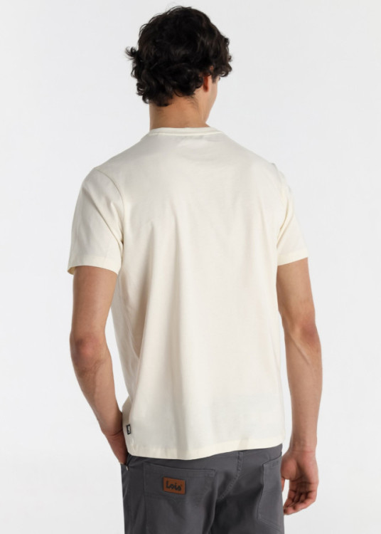 Camiseta Manga Corta Gráfica blanca