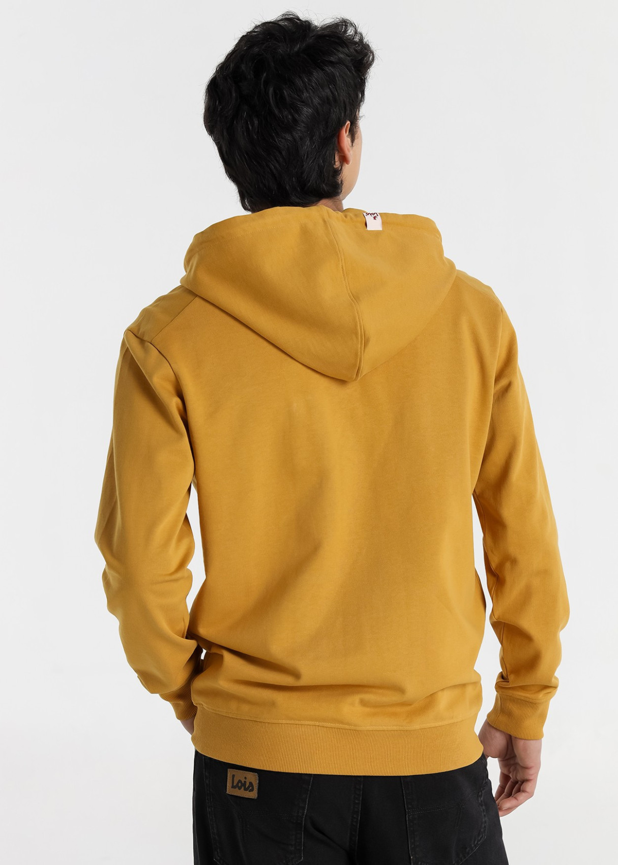 Sudadera Capucha Gráfica Genuine amarillo