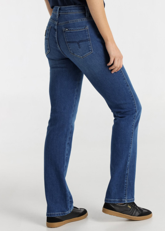 Jeans Straight cintura baja Lavado Azul