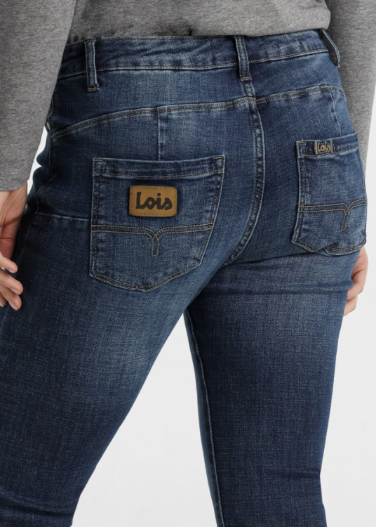 Jeans Flare cintura baja Lavado Azul