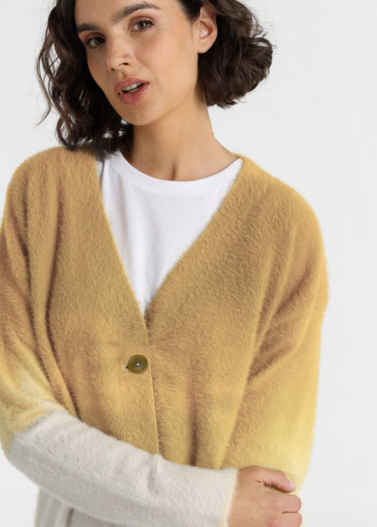 Lois Jeans Cárdigan Para Mujer Con Efecto Degradado  Estilo Diario
