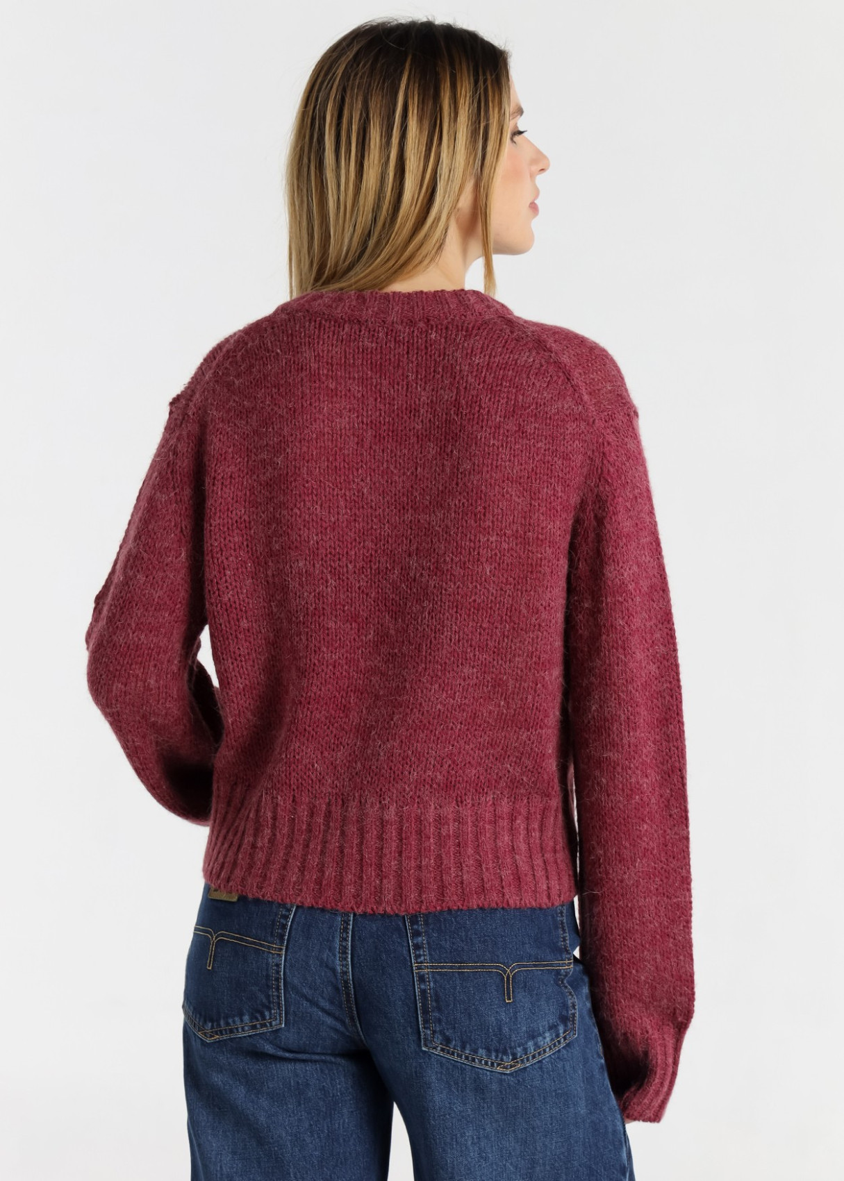 Jersey  Cuello Redondo rojo