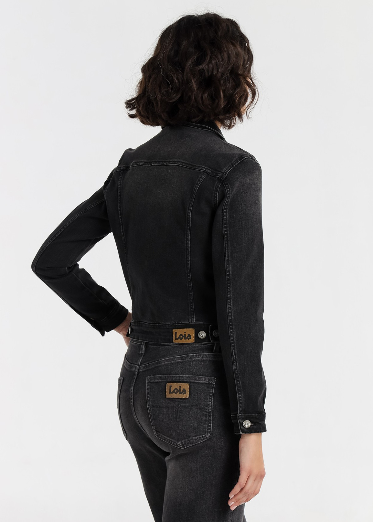 Cazadora Vaquera Lavado Negro