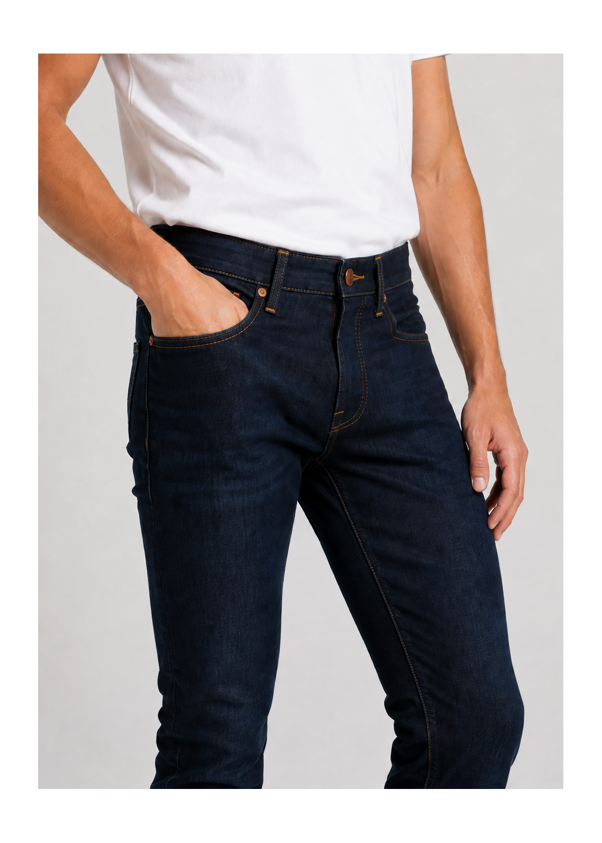Vaquero regular fit lavado Medio azul