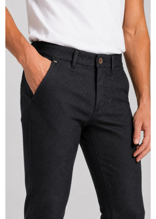 Pantalón Chino De Hombre Jeans Texturizado Y Elástico  Para El Día A Día