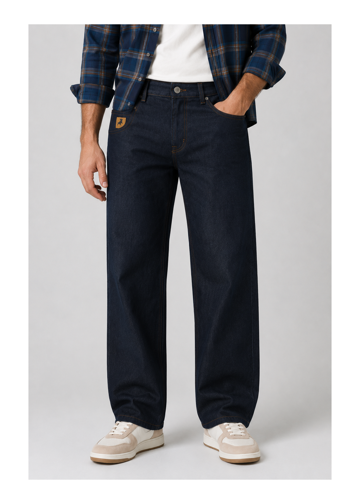 Vaquero wide leg azul